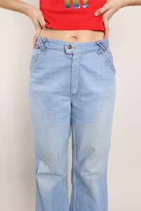 70s Denim Bell Bottoms