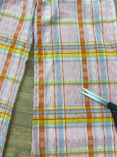 70s Pink Plaid Bell Bottoms