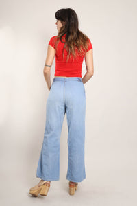70s Denim Bell Bottoms