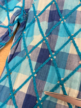 60s Lila Bath Cotton Yarn Dress