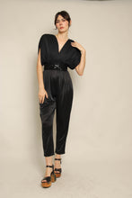 80s Draped Disco Jumpsuit