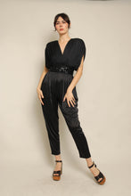 80s Draped Disco Jumpsuit