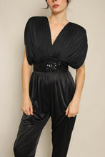 80s Draped Disco Jumpsuit