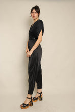 80s Draped Disco Jumpsuit