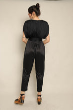 80s Draped Disco Jumpsuit