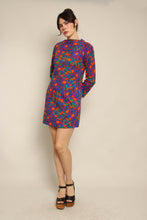 60s Psychedelic Mini Dress
