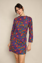 60s Psychedelic Mini Dress