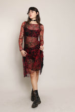 30s Wine Lips Witch - Dress