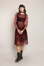 30s Wine Lips Witch - Dress