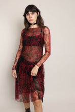 30s Wine Lips Witch - Dress