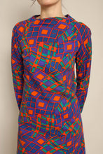 60s Psychedelic Mini Dress