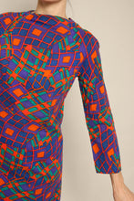 60s Psychedelic Mini Dress