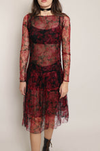 30s Wine Lips Witch - Dress