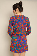 60s Psychedelic Mini Dress