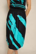 80s Teal Abstract Set