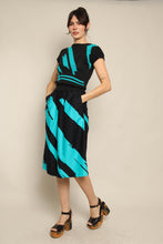 80s Teal Abstract Set
