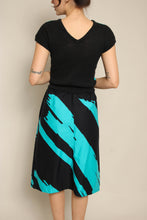 80s Teal Abstract Set