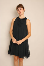60s Chiffon Trapeze Dress