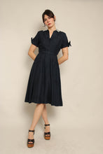 50s Nautical Navy Dress