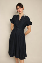 50s Nautical Navy Dress