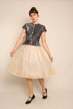 50s Champagne Chiffon Skirt
