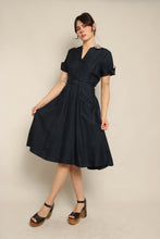 50s Nautical Navy Dress