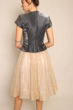 50s Champagne Chiffon Skirt