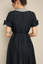 50s Nautical Navy Dress