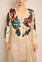 80s Jack Bryan Sequined Jacket