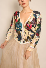 80s Jack Bryan Sequined Jacket