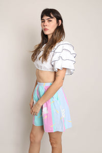 80s Pastel Cotton Shorts