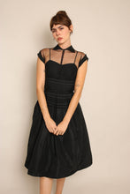 50s Illusion Neckline Dress