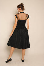 50s Illusion Neckline Dress