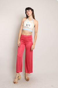 70s Pink Bell Bottoms