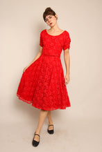 50s Lace Fit & Flare Dress
