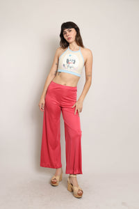 70s Pink Bell Bottoms