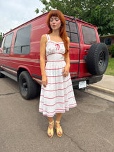 50s Red & White Polka Dot House Dress