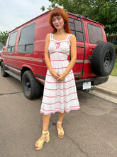 50s Red & White Polka Dot House Dress