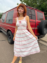 50s Red & White Polka Dot House Dress