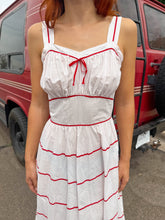50s Red & White Polka Dot House Dress