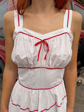 50s Red & White Polka Dot House Dress