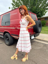 50s Red & White Polka Dot House Dress