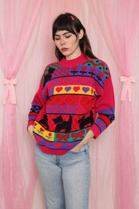 ❤️ 90s Scottie Dog Lover Sweater