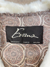 60s Snowy Rabbit Fur Coat