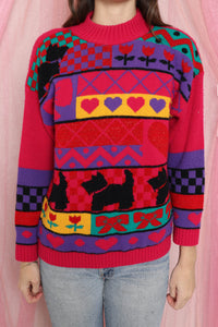 ❤️ 90s Scottie Dog Lover Sweater