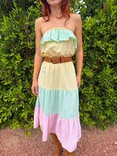 80s Wrangler Pastel Gauze Dress