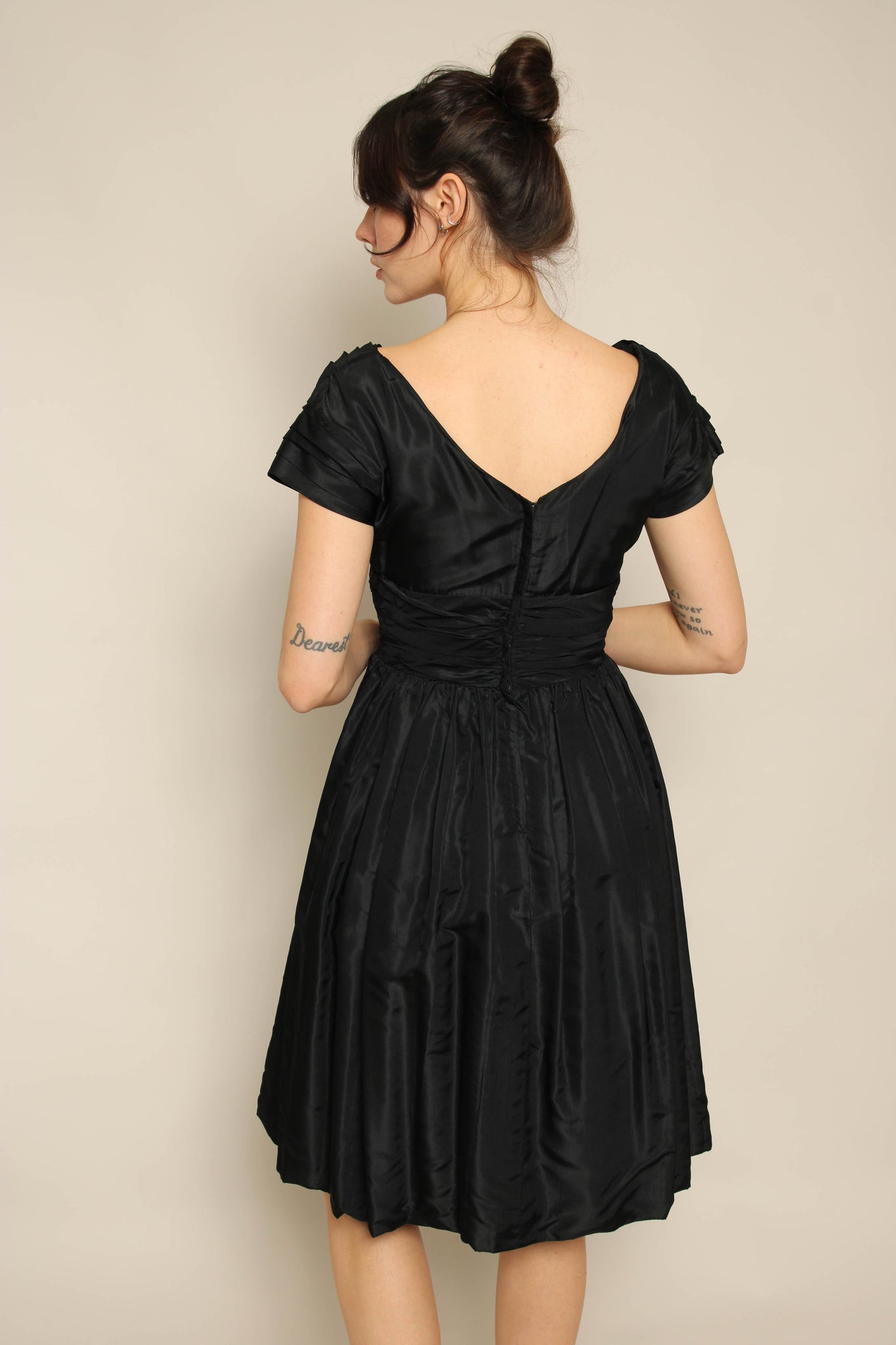 50s Taffeta Party Dress – Luxie Vintage 50s Taffeta Party Dress – Luxie Vintage