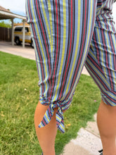 50s Striped Capri Pants