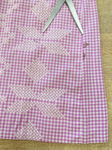 50s Gingham Cross Stitch Dress