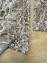 70s Snake Print Two Piece Set